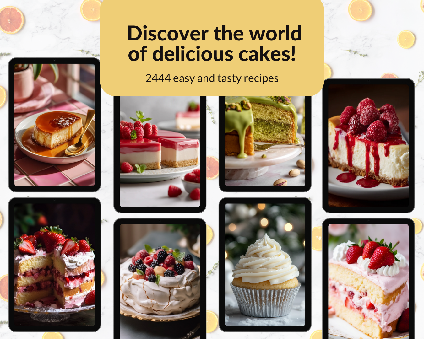 The Ultimate Cake Cookbook | 2444 Delicious Recipes to Bake at Home
