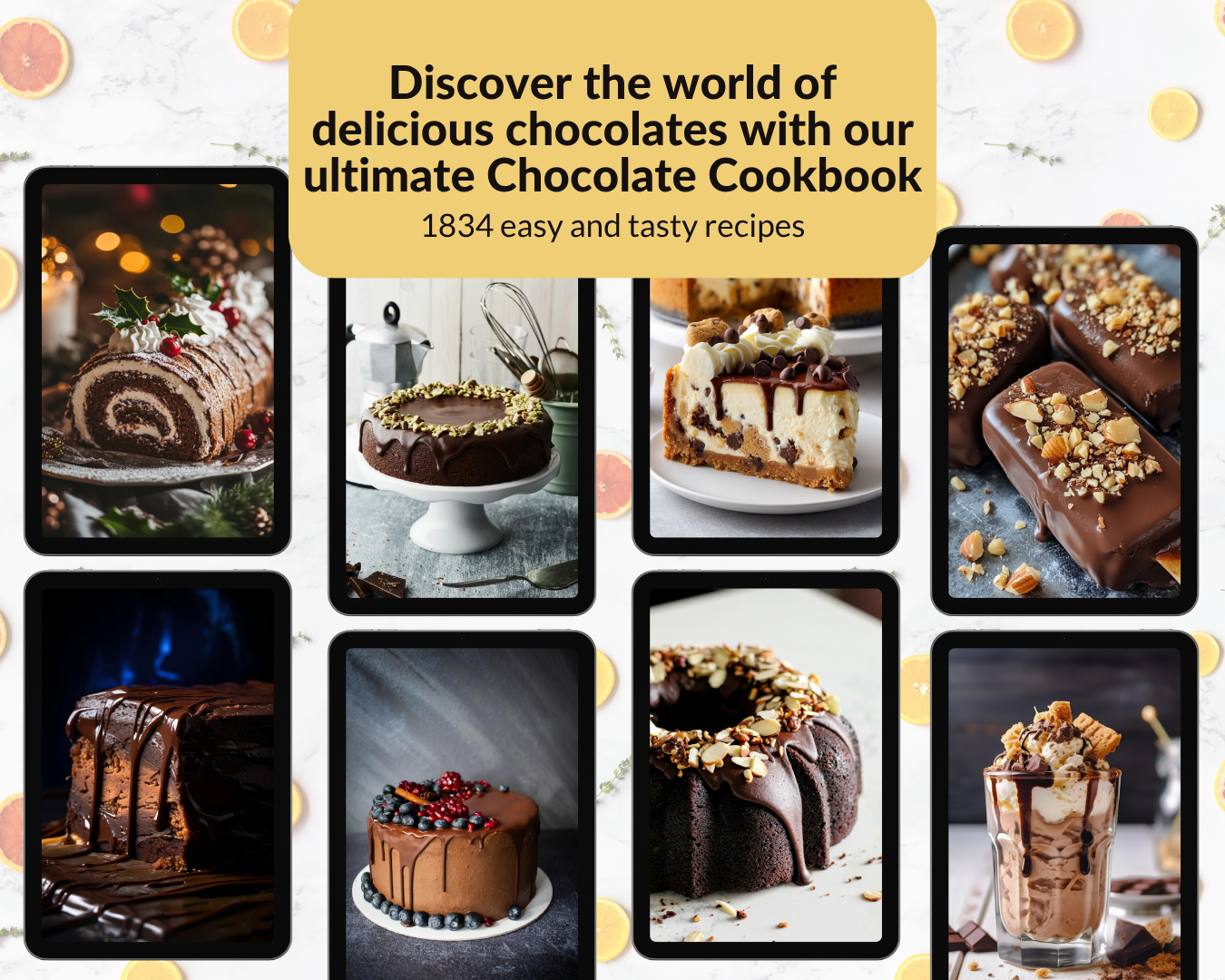 The Chocolate Encyclopedia – 1834 Incredible Recipes | Digital PDF Book