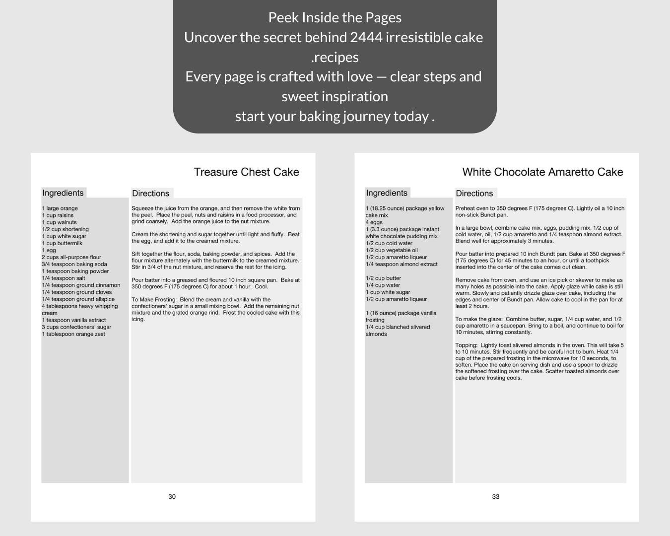 The Ultimate Cake Cookbook | 2444 Delicious Recipes to Bake at Home